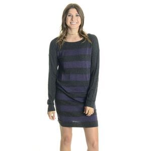 C&C California Long Sleeve Stripe Sweater Dress M